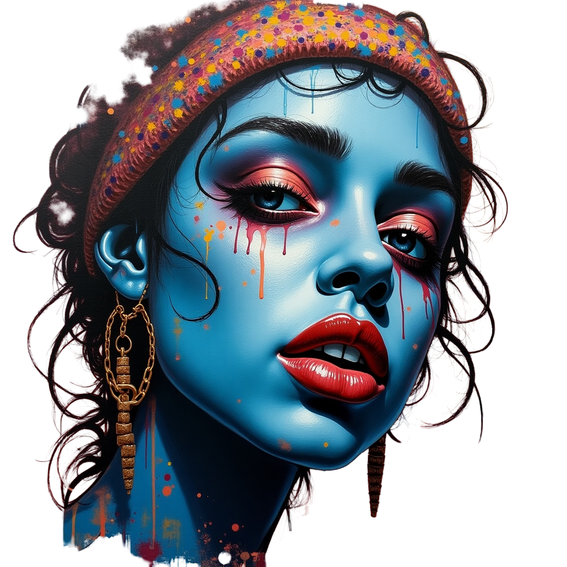 CoolGirl Face T-Shirt