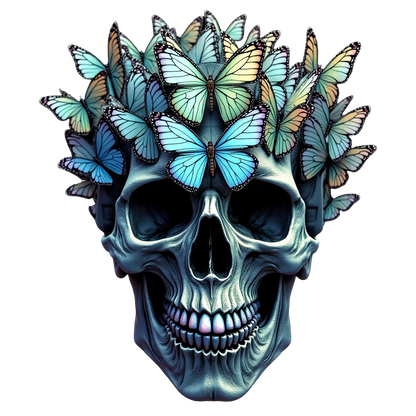 Butterfly Skull T-Shirt Polo