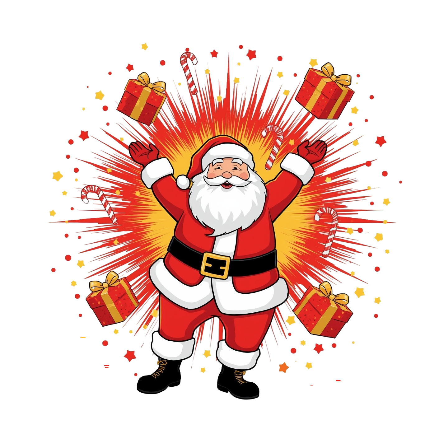 Santa Dancing Christmas T-Shirt