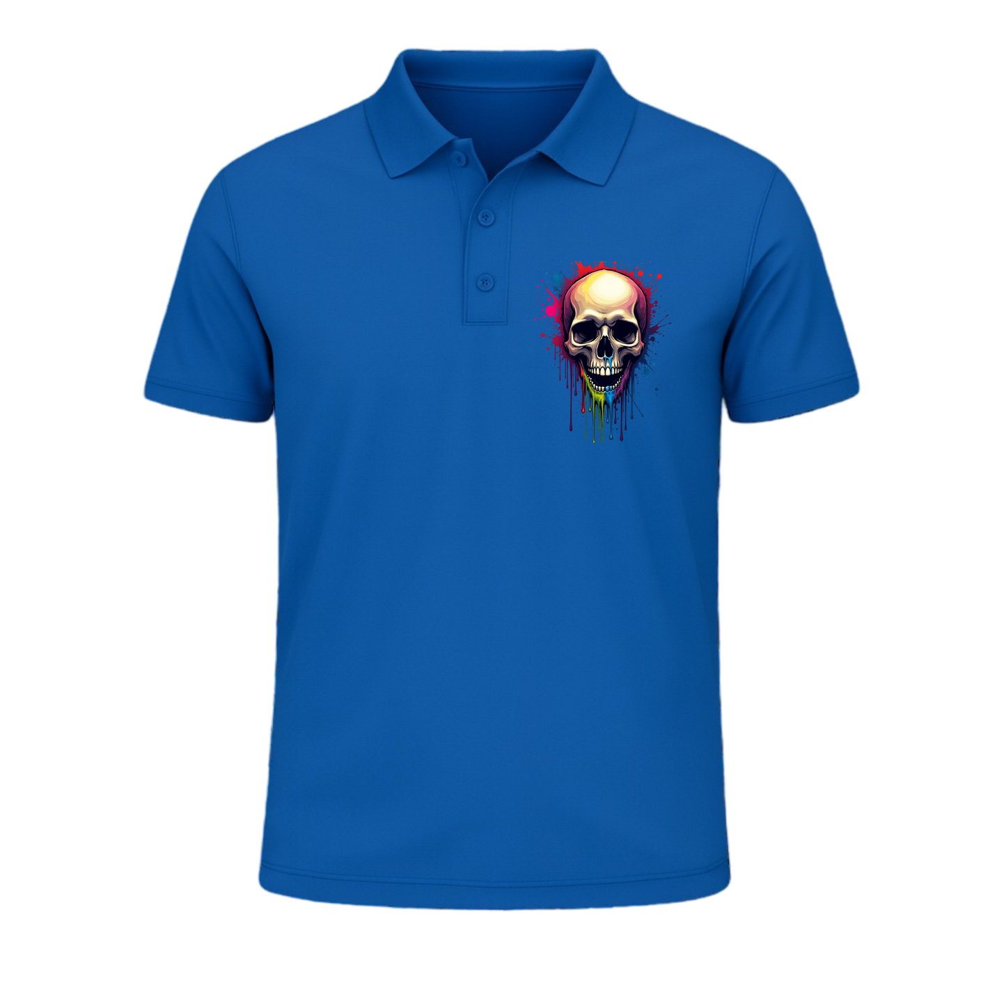 Drooling Skull T-Shirt Polo