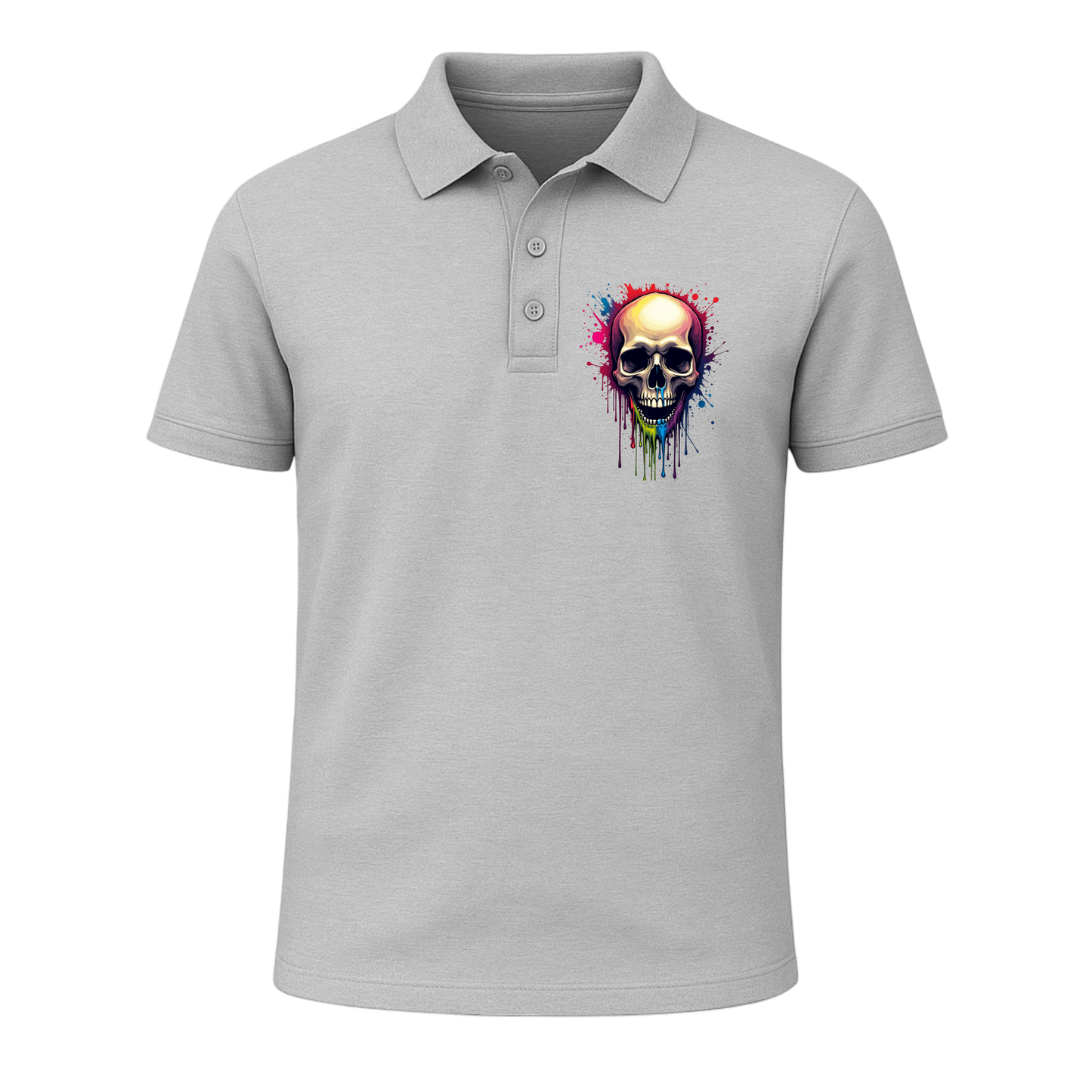 Drooling Skull T-Shirt Polo