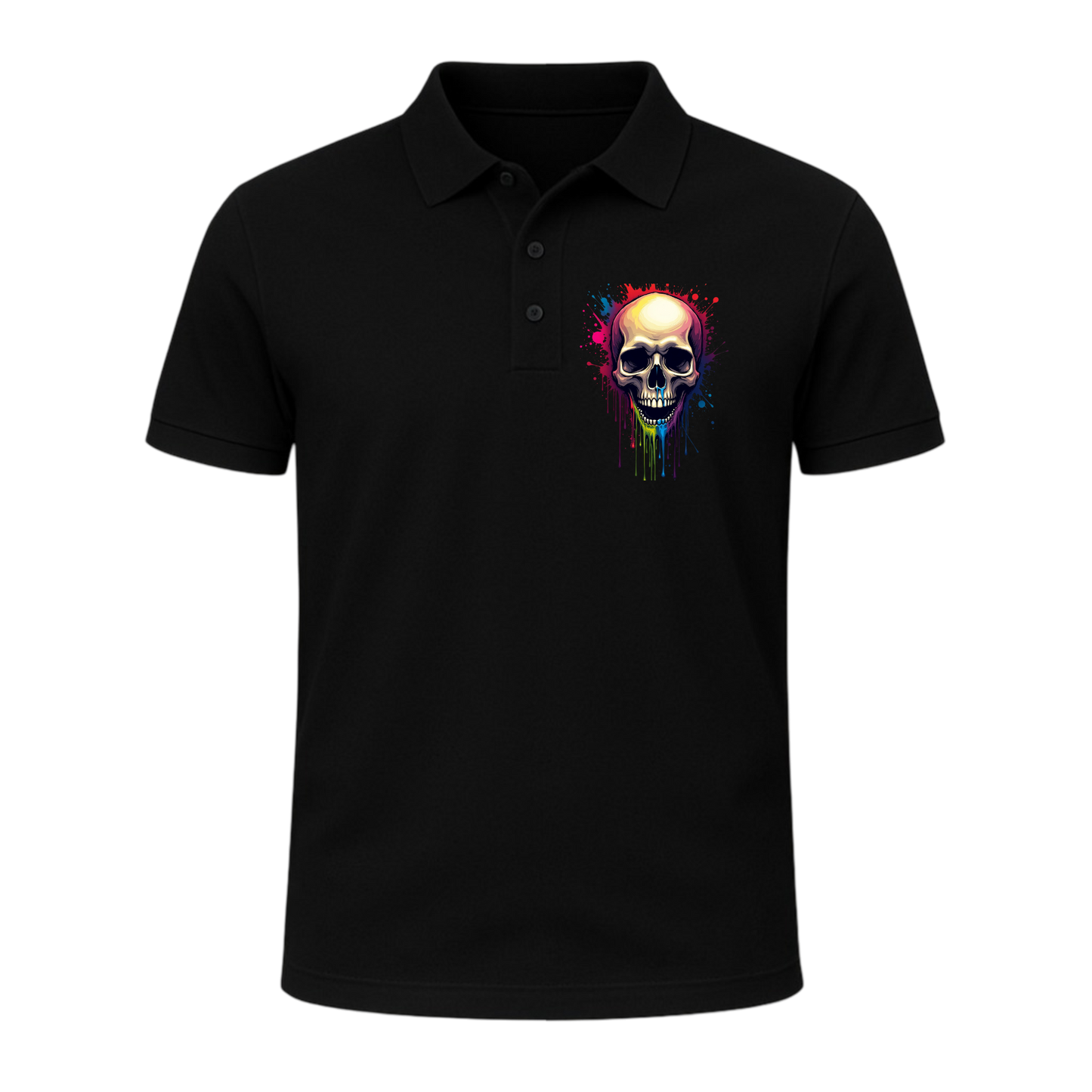 Drooling Skull T-Shirt Polo
