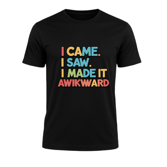 I came, saw and conquered - Super exclusive street wear pure cotton T-Shirt from PrintPromp AI