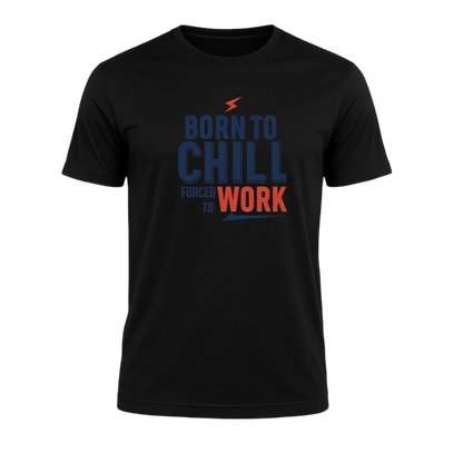 Born to chill - Super exclusive street wear pure cotton T-Shirt from PrintPromp AI