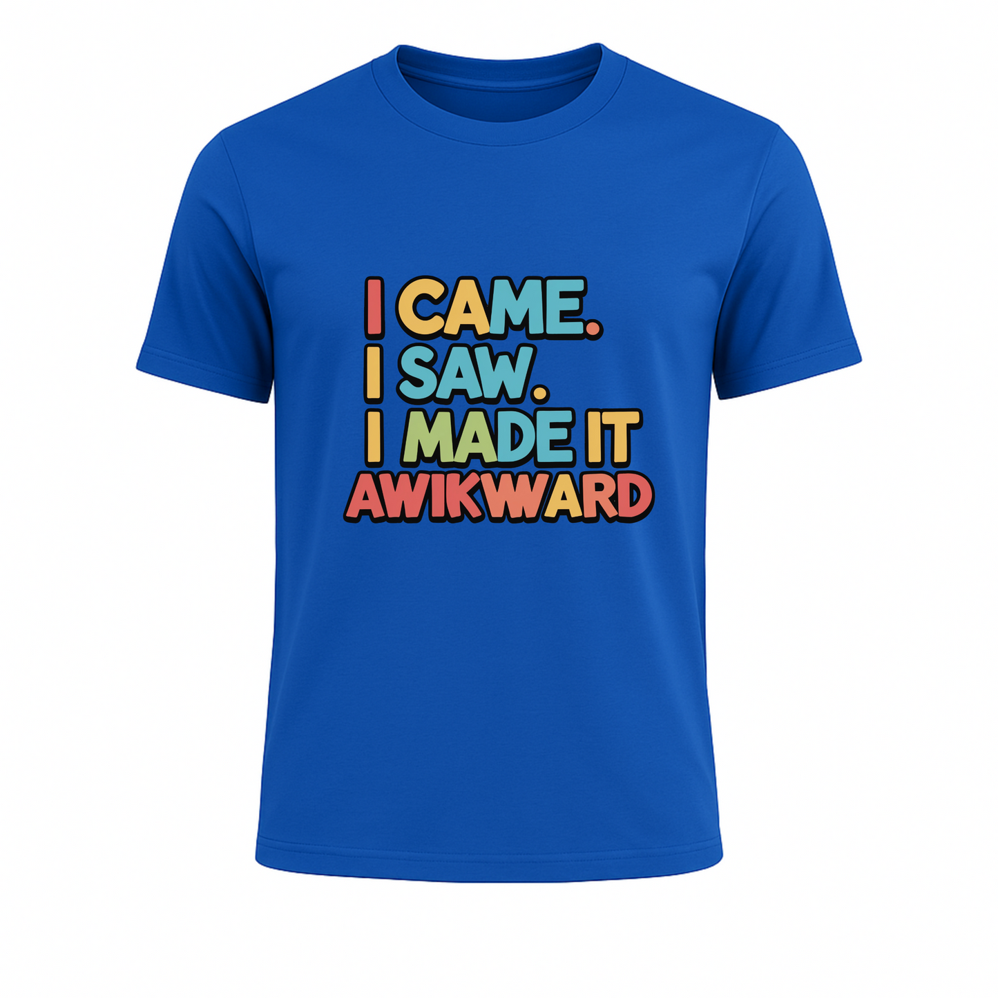 I came, saw and conquered - Super exclusive street wear pure cotton T-Shirt from PrintPromp AI