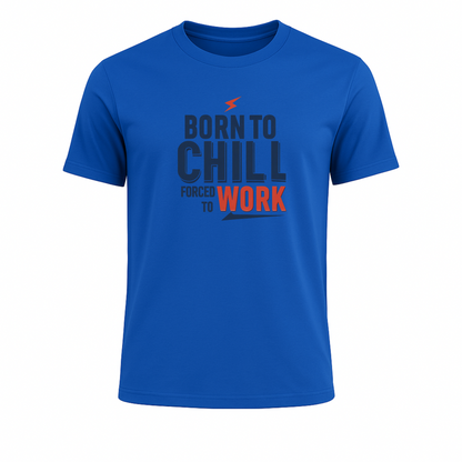 Born to chill - Super exclusive street wear pure cotton T-Shirt from PrintPromp AI