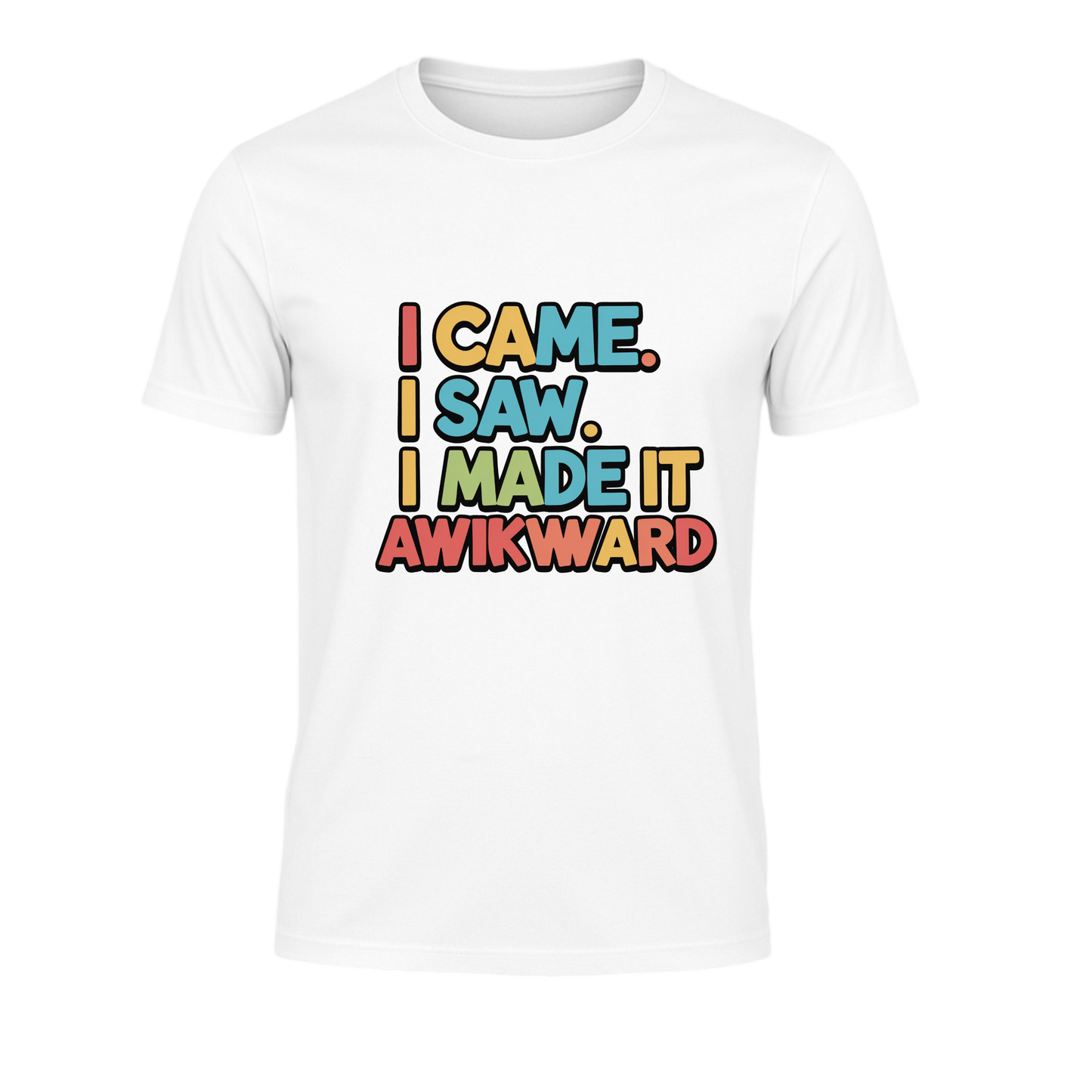 I came, saw and conquered - Super exclusive street wear pure cotton T-Shirt from PrintPromp AI